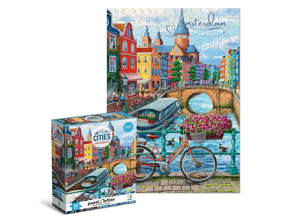 Puzzle 300 elementów Easy-Line Cities Amsterdam