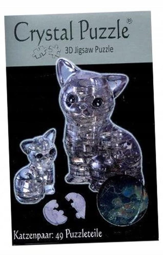 Puzzle 3D Crystal Puzzle Lwy 55 elementów