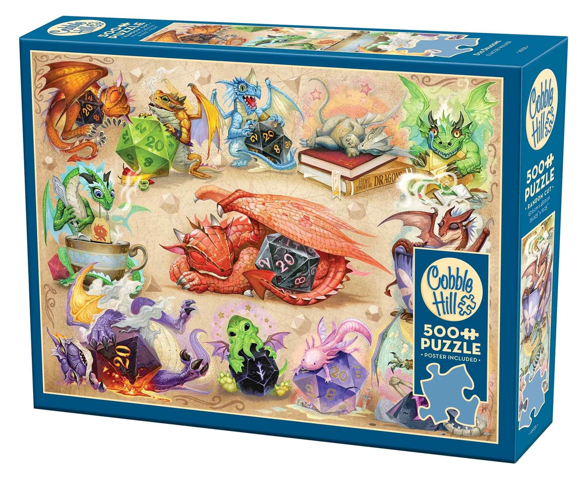 Puzzle 500 Małe smoki 113758