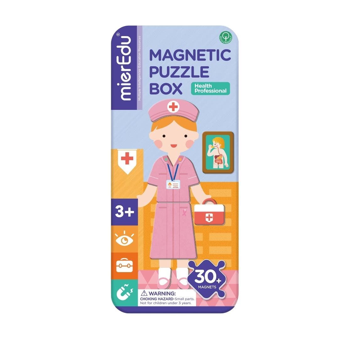 Magnetyczne puzzle Lekarz - edukacyjna zabawa dla dzieci od 3 lat