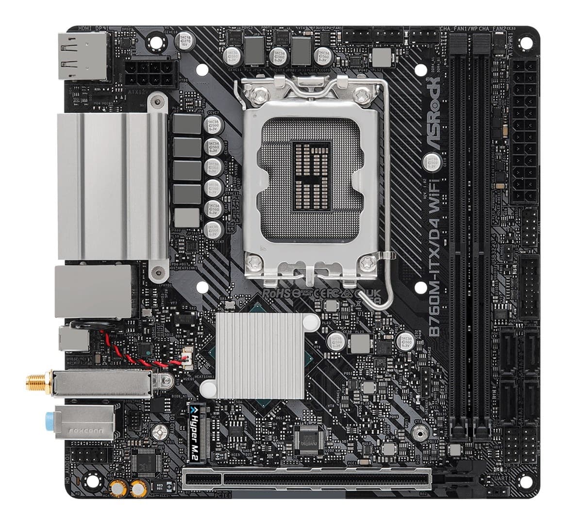 Płyta główna Asrock B760M-ITX/D4 WiFi Intel B760 LGA 1700 mini ITX