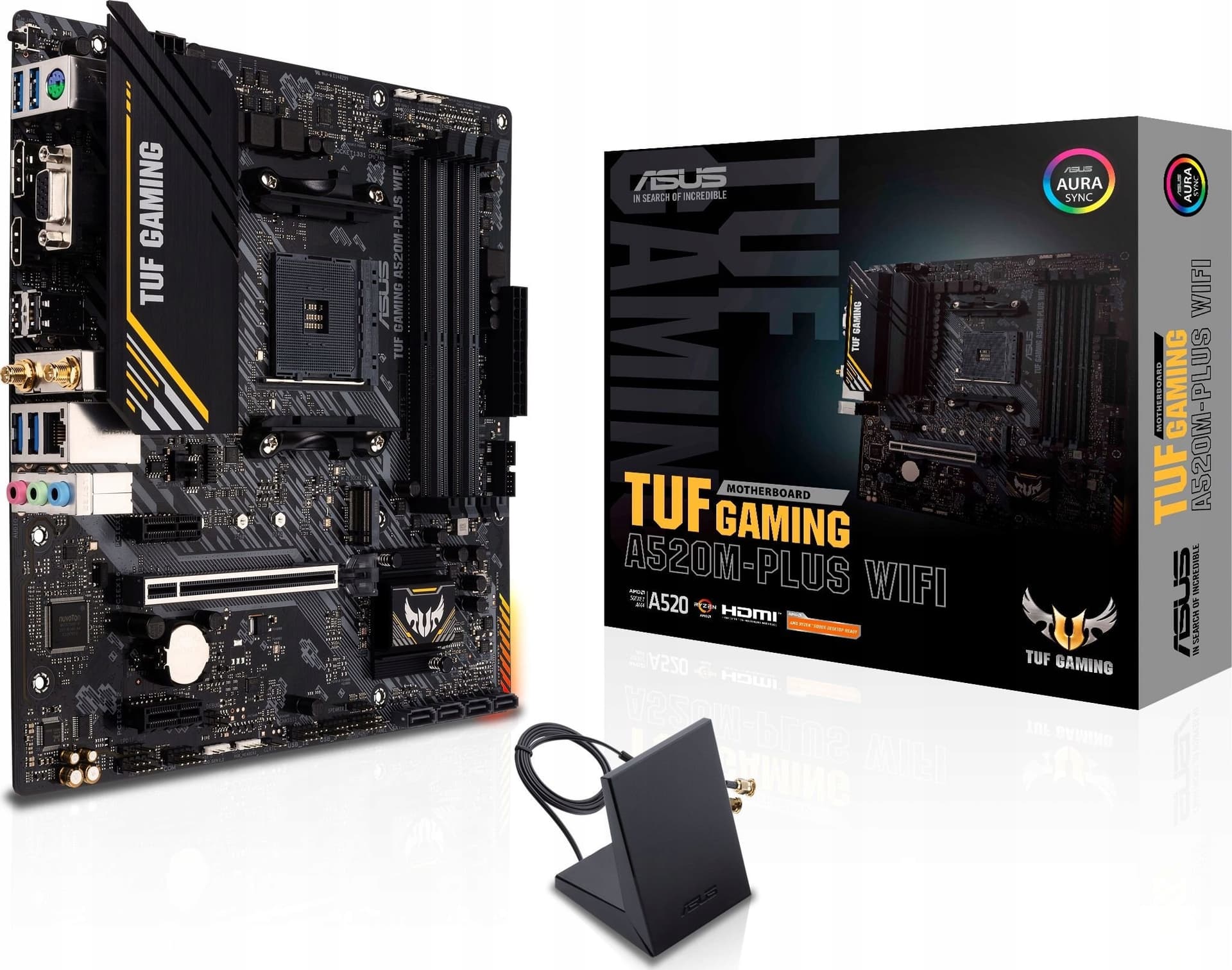 Płyta główna ASUS TUF GAMING A520M-PLUS WIFI Socket AM4 micro ATX