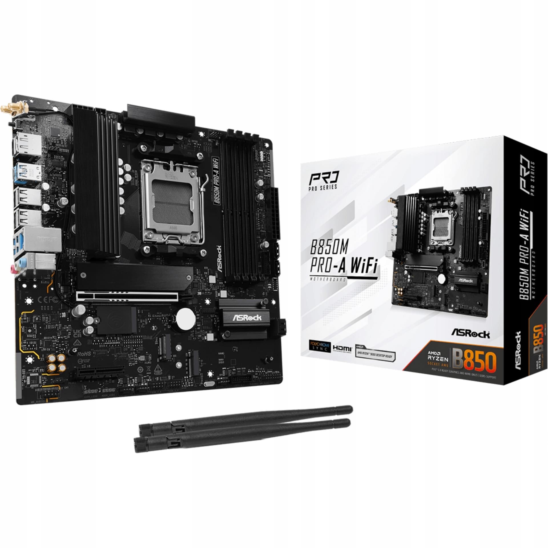 Płyta główna formatu Micro-ATX z Wi-Fi ASRock B850M Pro-A