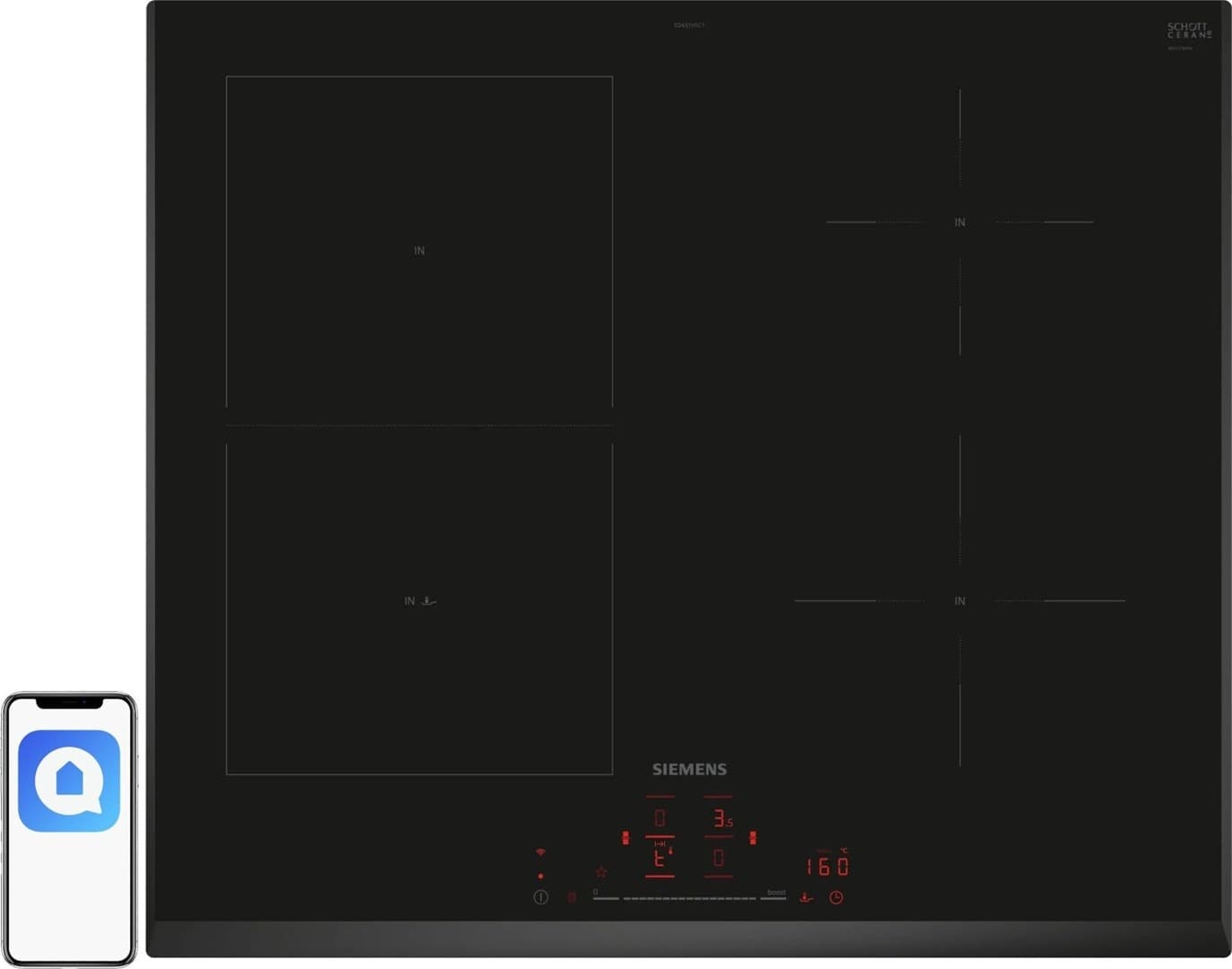 Płyta indukcyjna do zabudowy Siemens 60 cm