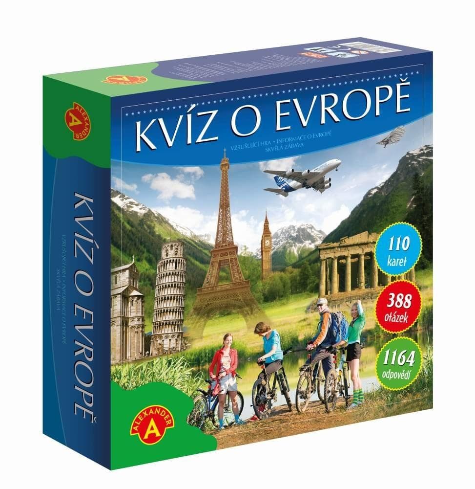 Gra quizowa o Europie dla 2-6 graczy Alexander