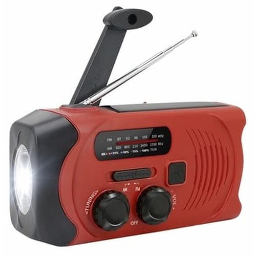 Radio solarne z funkcją SCR DEN do słuchania muzyki