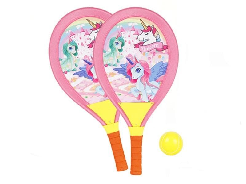 Zestaw rakietek do tenisa Sportox Kids z piłką i lotką