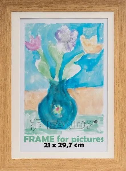 Ramka drewniana Paint czarna na zdjęcia A4 25,5x34x5cm