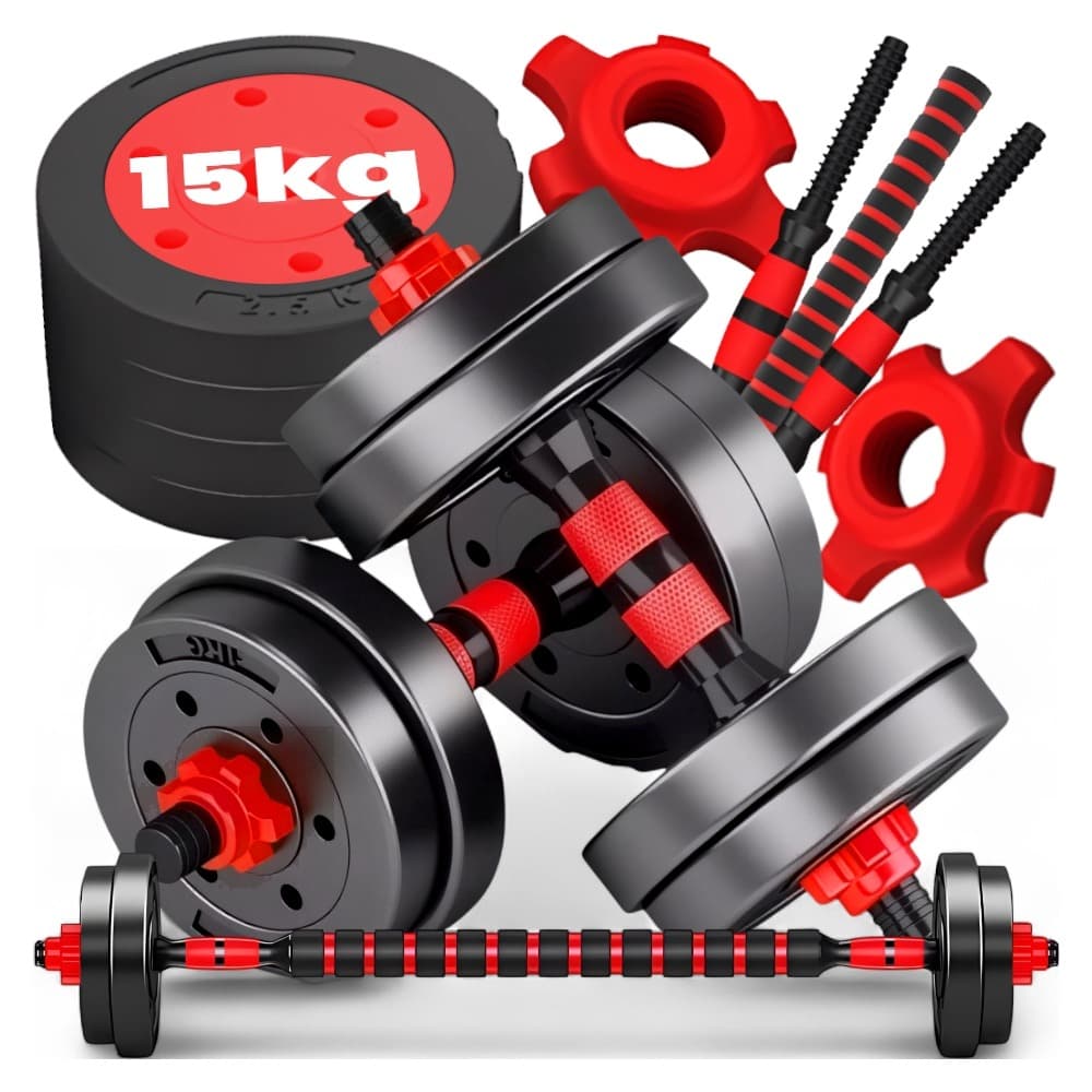 Rebel Active Hantle Regulowane 15 kg z Gryfem i Walizką