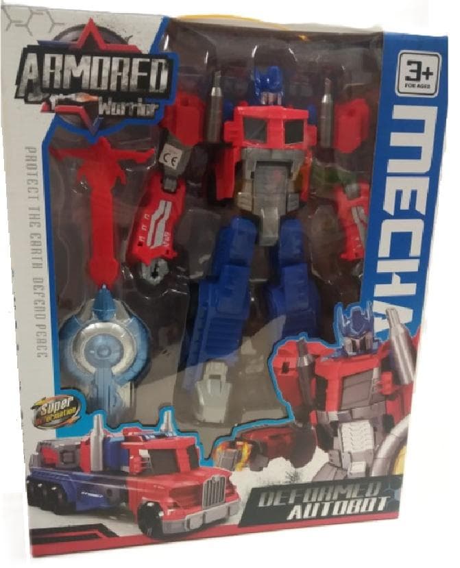 Robot transformujący Macyszyn Toys - zabawka edukacyjna dla dzieci