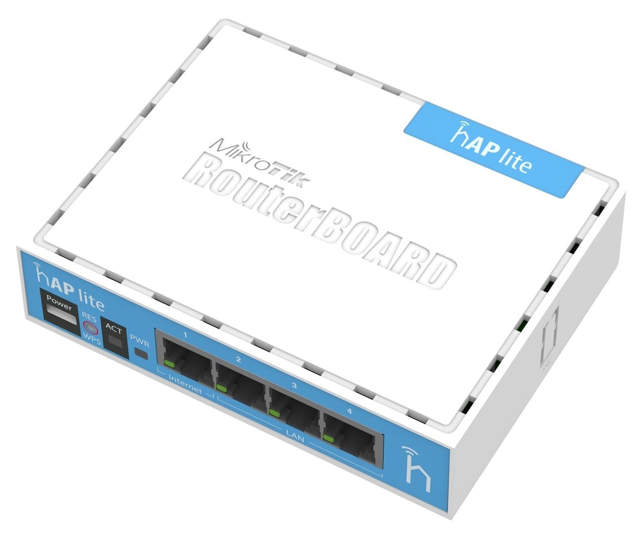 Router WiFi 4 Mikrotik hAP lite 2,4 GHz 4 porty