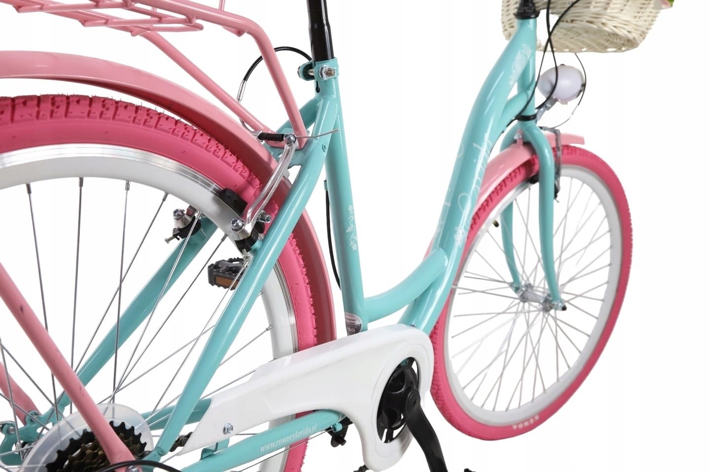 Rower miejski CTB 28 z koszem 7-biegowy