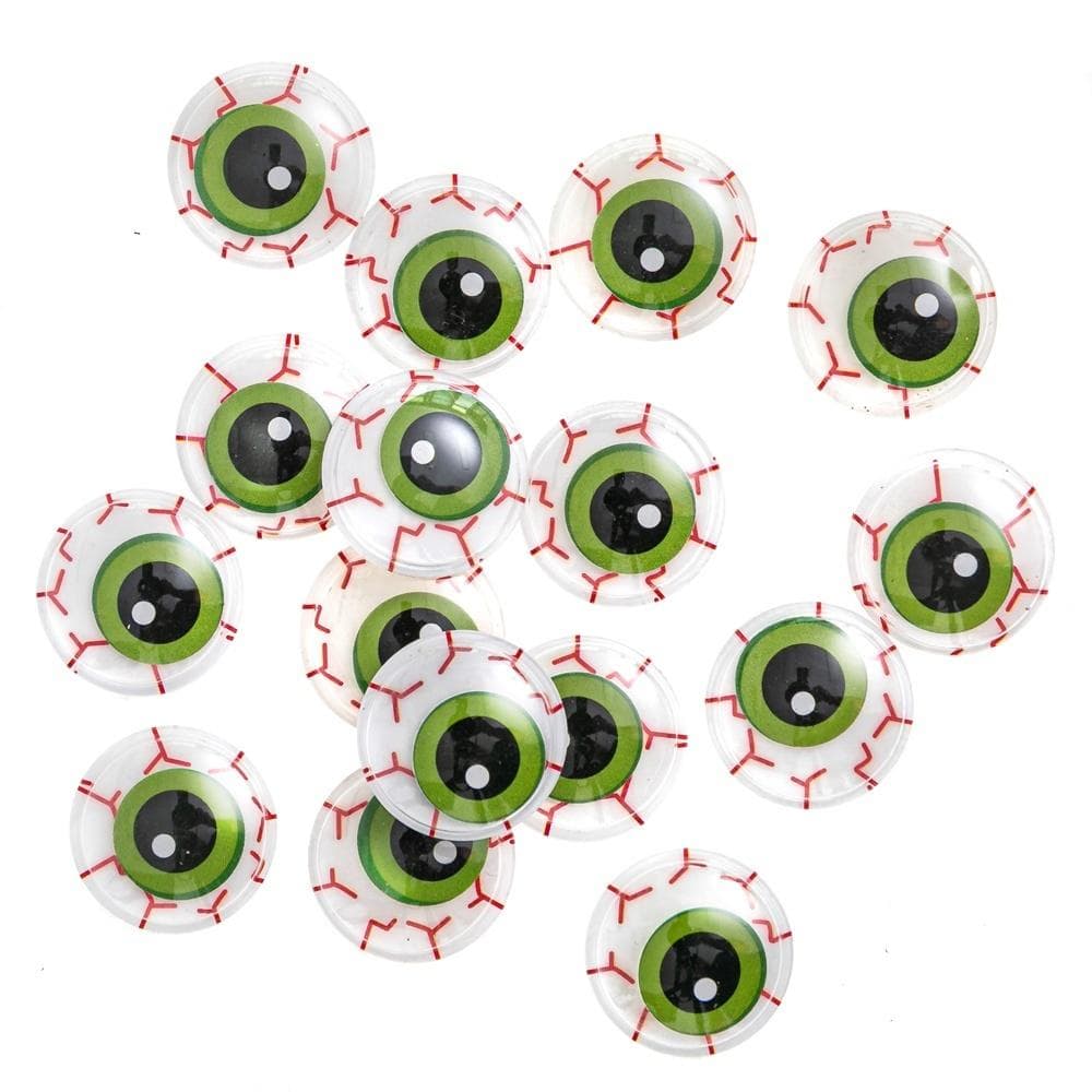 Ruchome oczka Hallowen 24mm 16 szt.