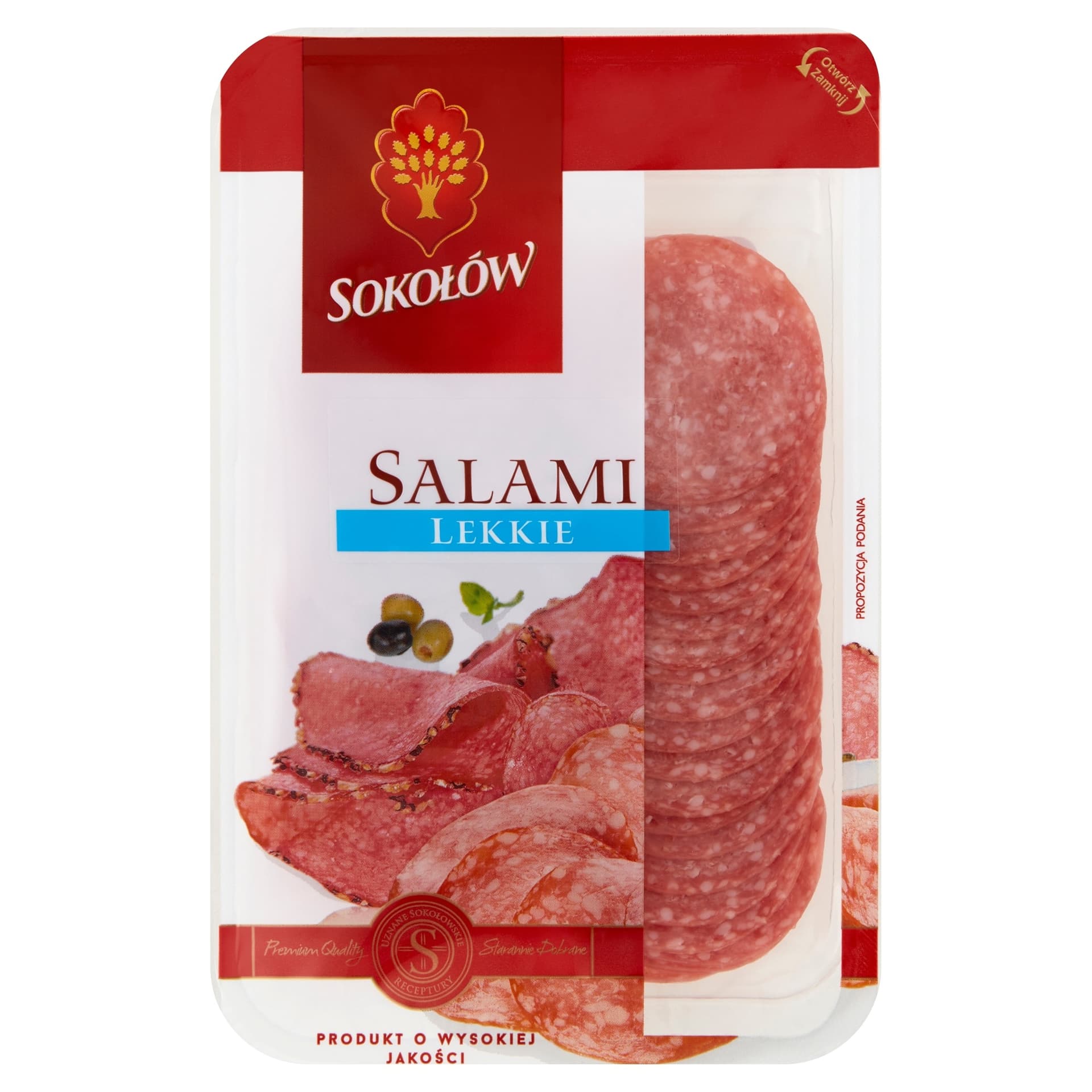 Salami lekkie z kurczaka i cielęciny 100 g
