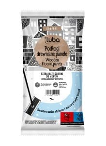 Ściereczki nawilżane Comfort do podłóg drewnianych i paneli 12 sztuk