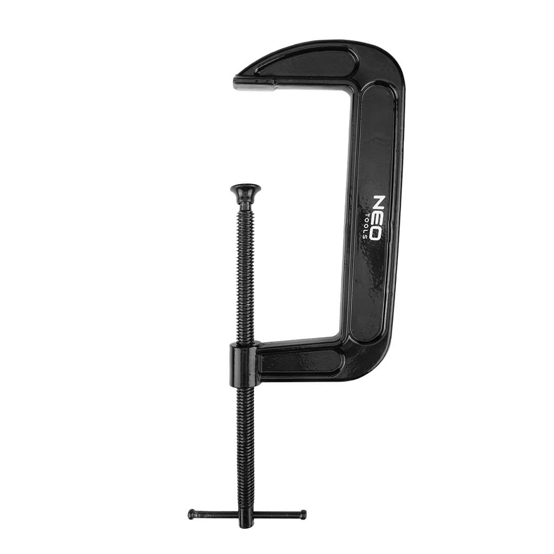 Ścisk stolarski śrubowy typ C (G) 200 mm żeliwny 1570 g