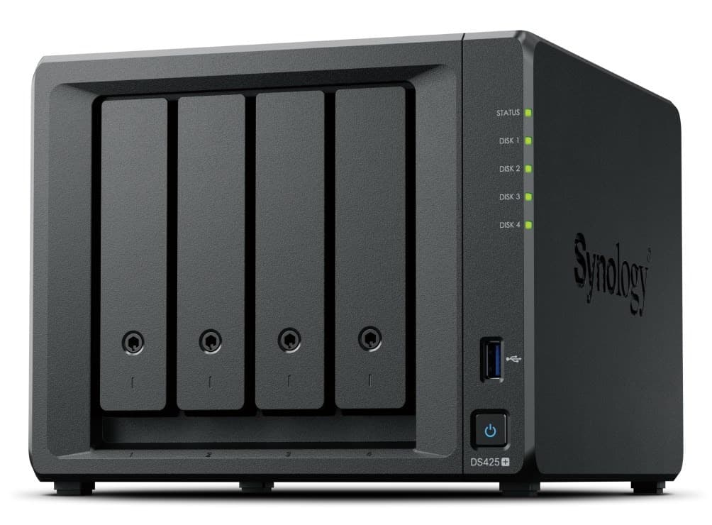 Serwer NAS Synology DS425+ Tower 4-zatokowy Intel Celeron J4125 2 GB RAM