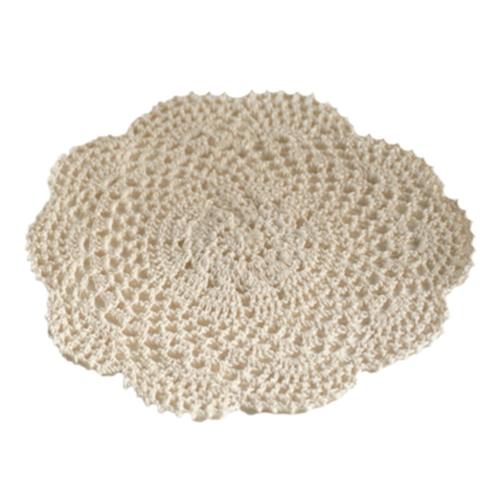 Serwetka koronkowa beżowa 26 x 26 cm