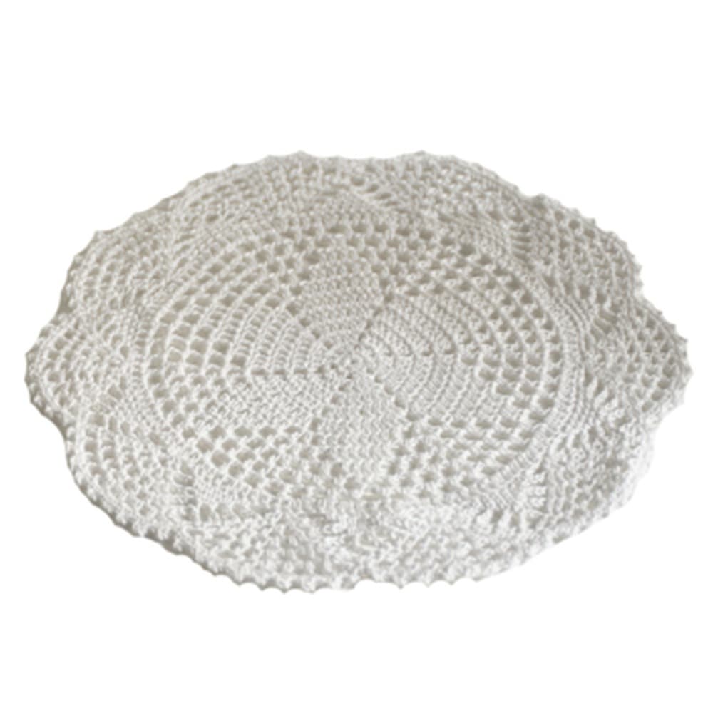 Serwetka koronkowa biała 30 x 30 cm elegancka ESS