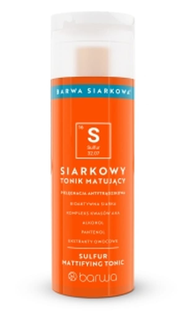 Siarkowy tonik matujący do twarzy 200 ml