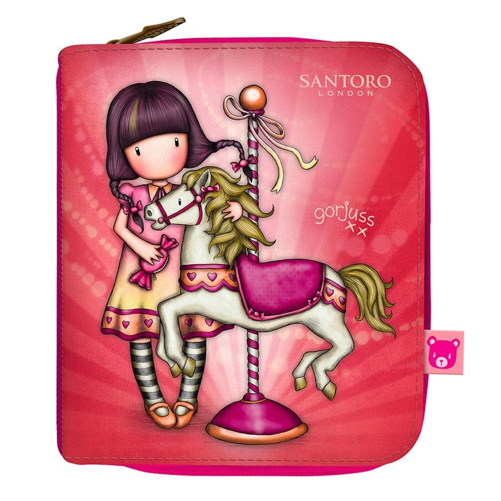 Składany portfel Gorjuss Carousel z przegródkami i kieszonką