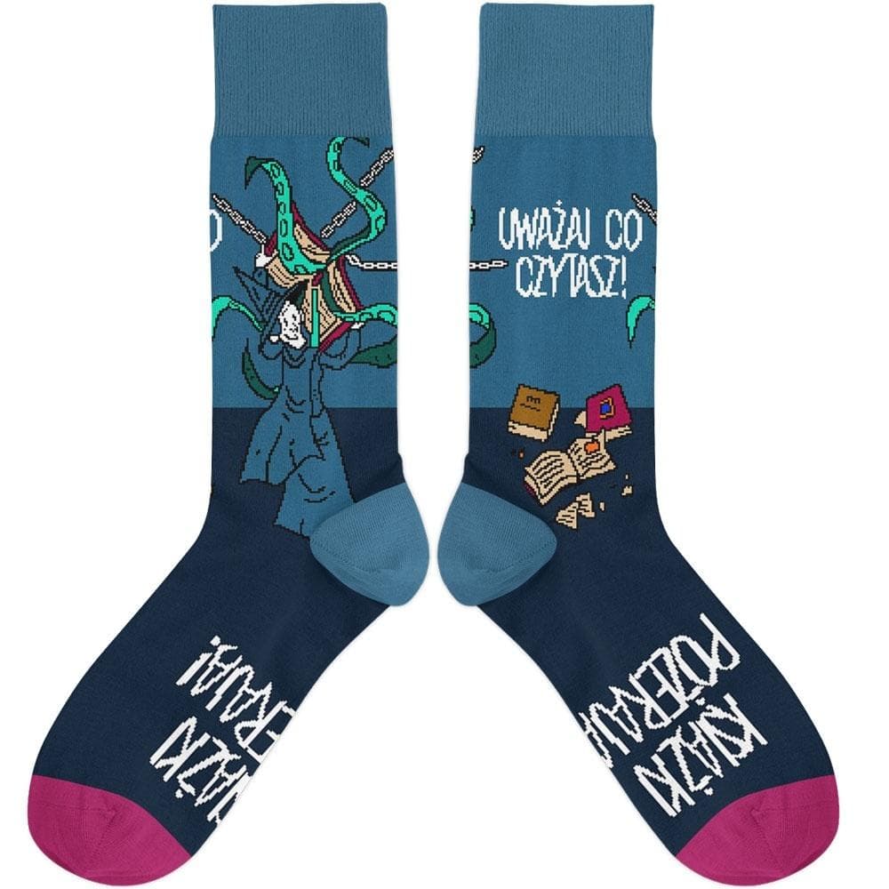 Skarpetki damskie Wiedźma z książką rozmiar 37/41