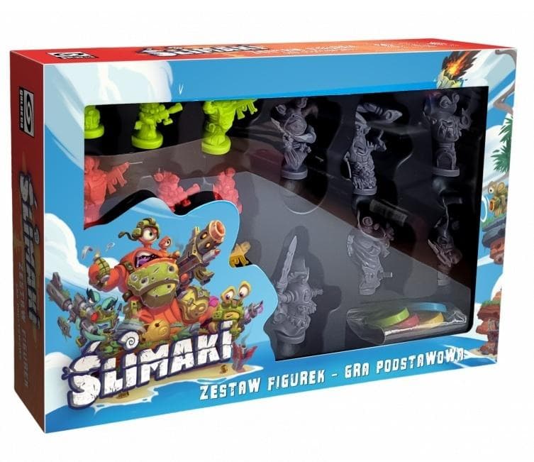 Zestaw figurek ślimaków do gry planszowej Galakta