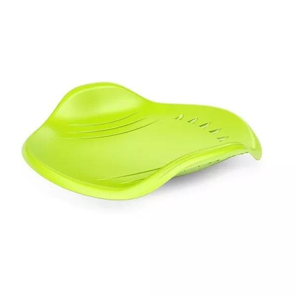 Ślizg okrągły do zjeżdżania limonkowy