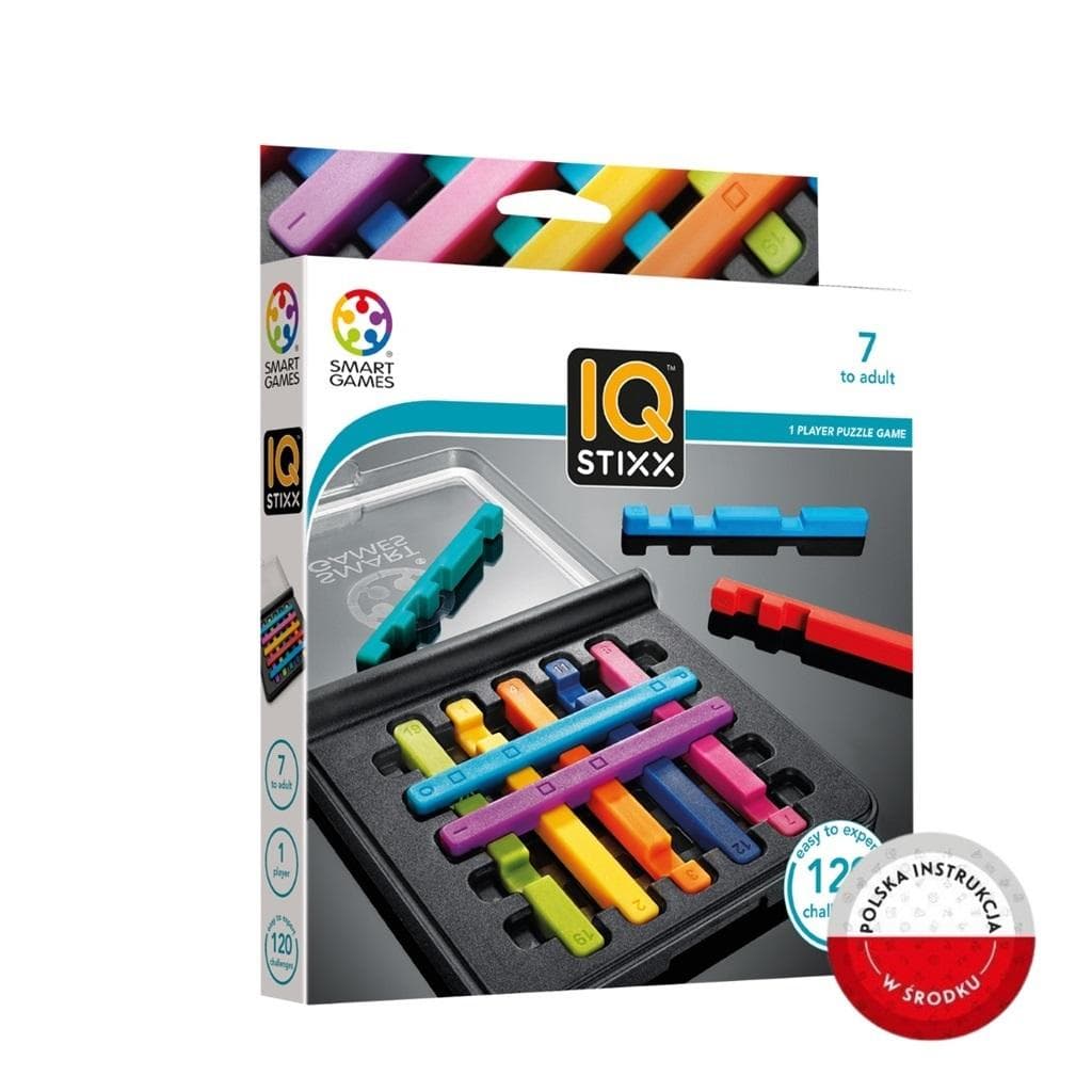 Smart Games IQ Stixx gra logiczna dla dzieci i dorosłych
