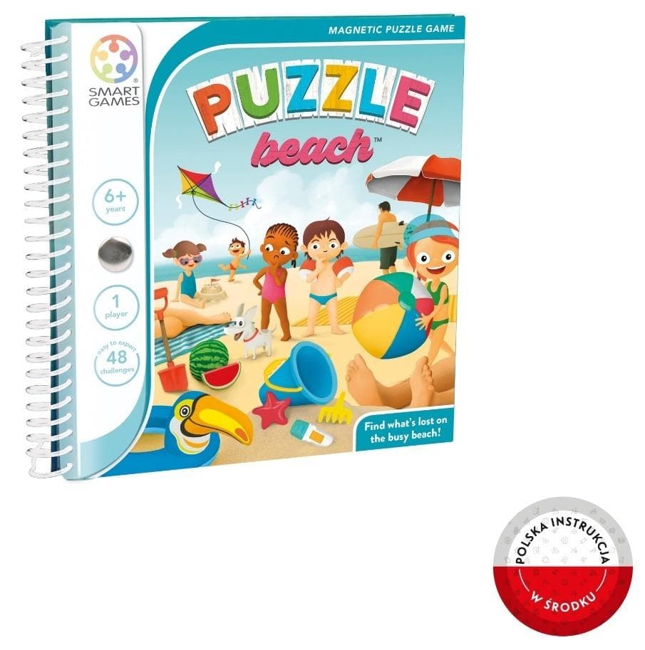 Smart Games Puzzle Beach logiczna gra podróżna dla dzieci