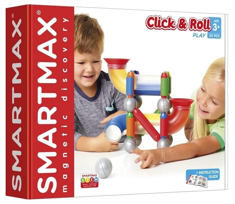 Klocki magnetyczne Smart Max Click & Roll IUVI Games