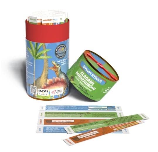 Smart Sticks Gra edukacyjna Śladami dinozaurów IUVI Games