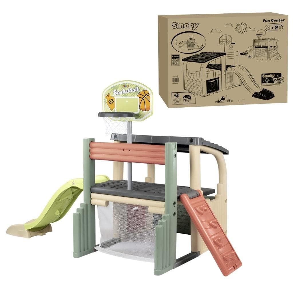 Smoby Centrum Zabaw - plac zabaw dla dzieci domek ogrodowy