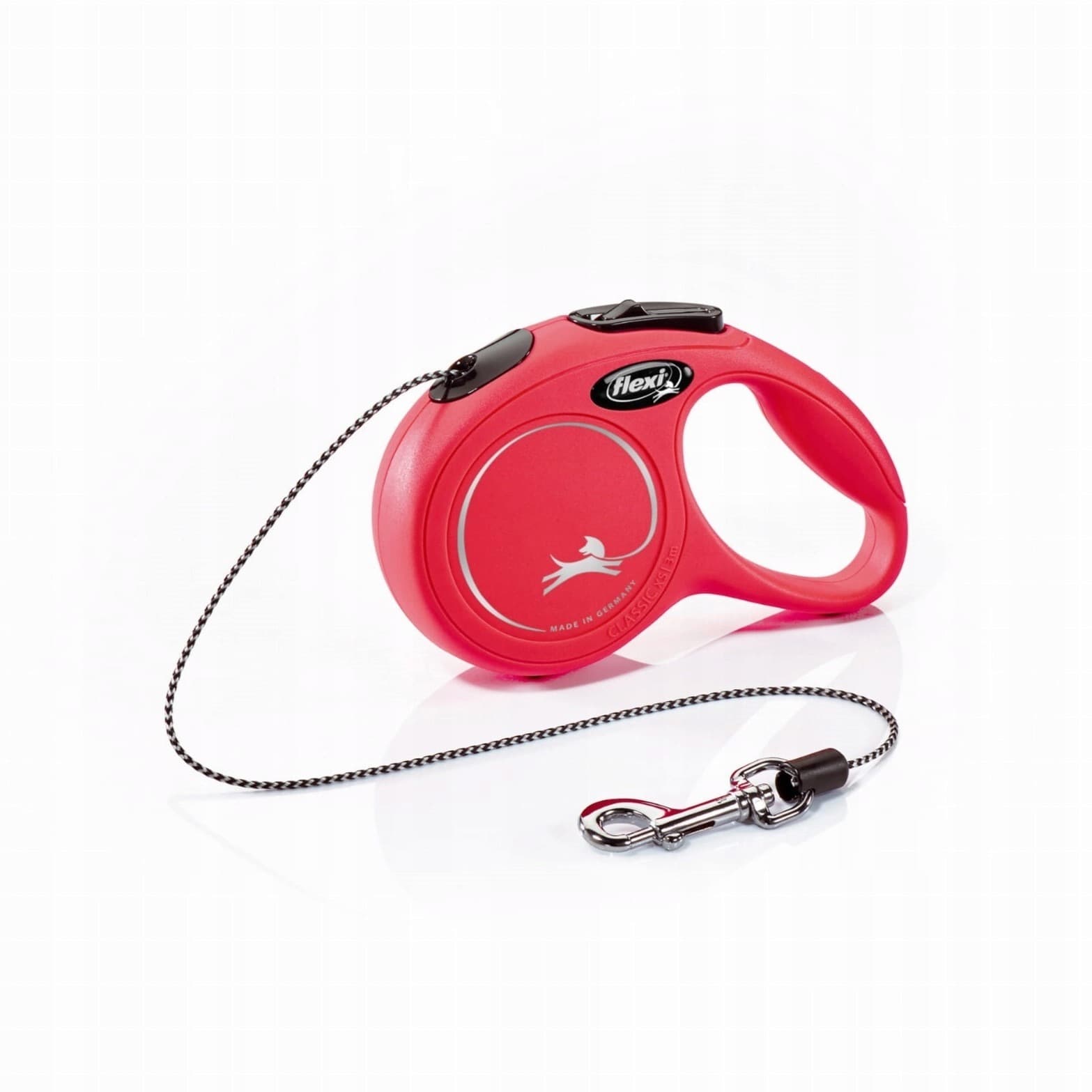 Smycz automatyczna Flexi New Classic XS linka 3 m do 8 kg czerwona