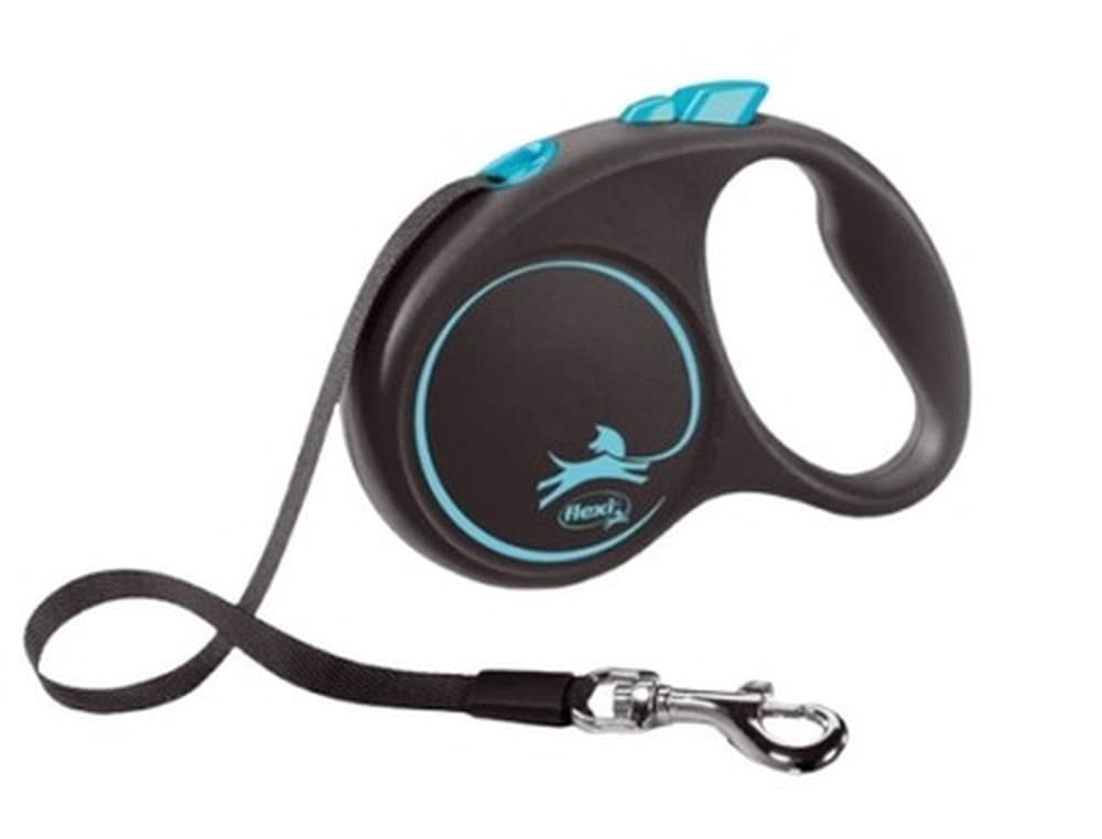 Smycz dla psa taśma Flexi New Classic XS 3 m do 12 kg niebieska