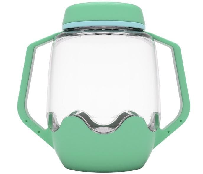 Słoik sensoryczny do napełniania wodą zielony