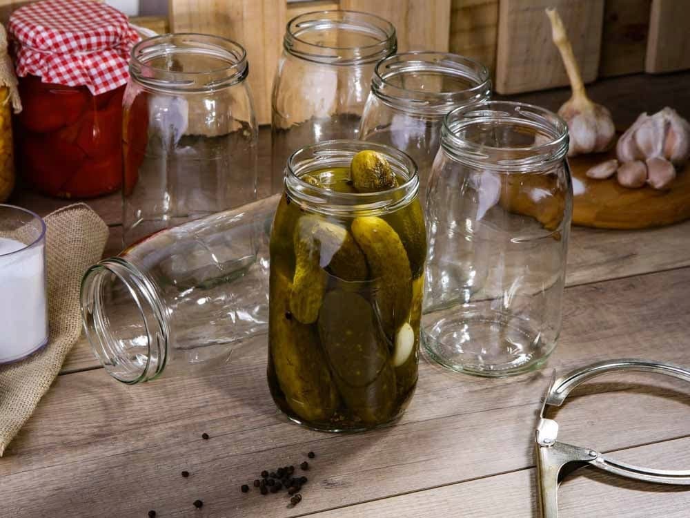 Słój szklany z zakrętką 900 ml Zaczyn