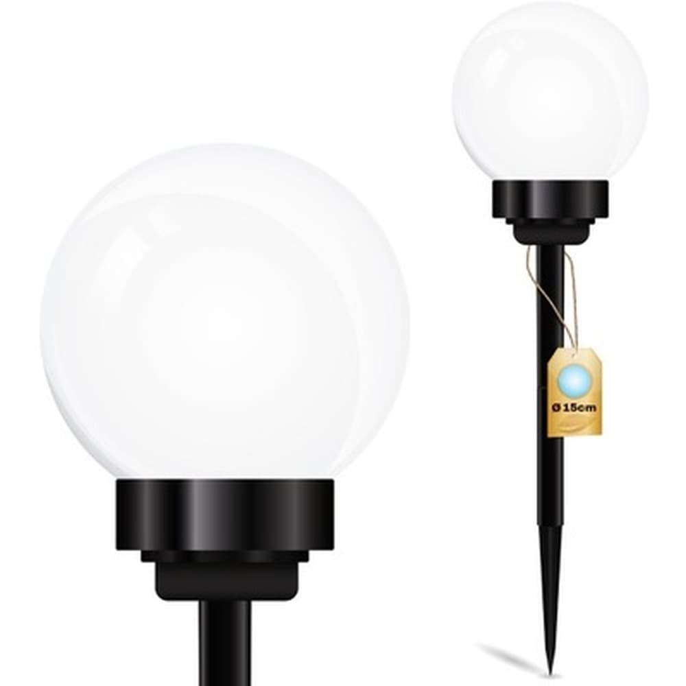 Solarna lampa ogrodowa kula 15 cm RGB
