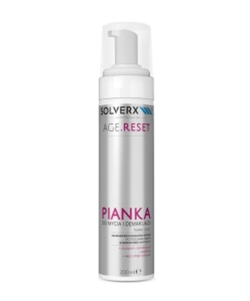 Solverx Age Reset pianka do mycia twarzy i demakijażu 200 ml