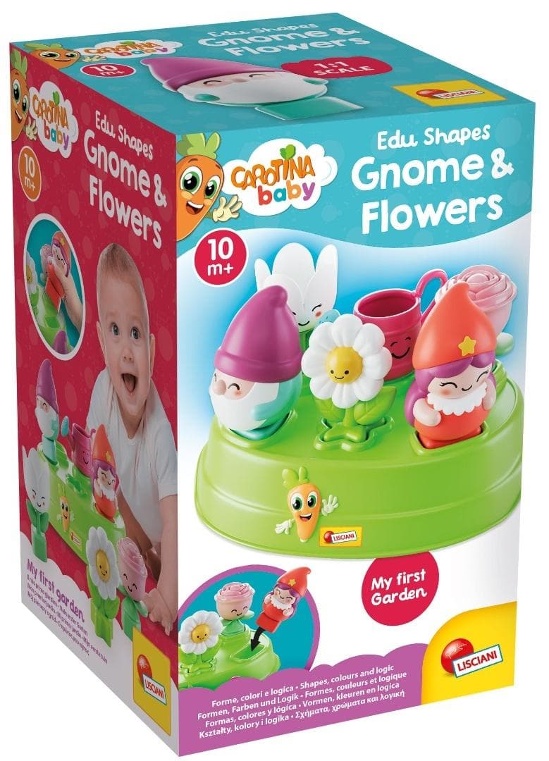 Sorter edukacyjny krasnale i kwiaty dla dzieci