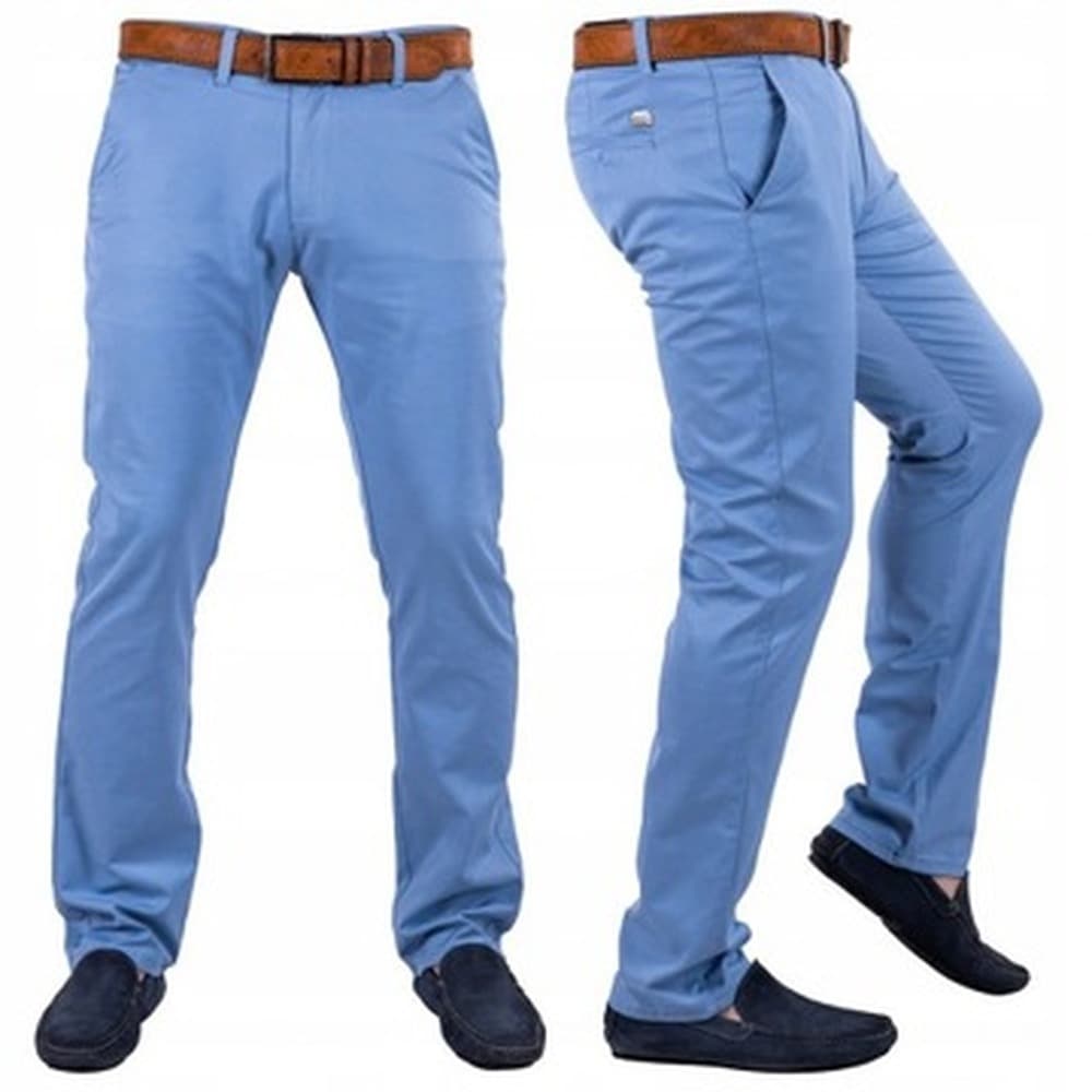 Spodnie męskie D. Milano białe rozmiar 42/30