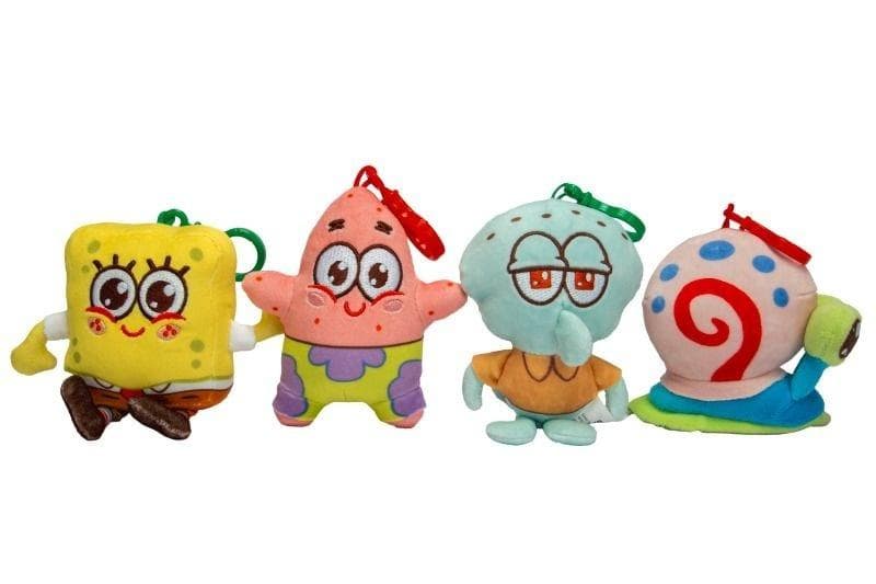 Breloki Squishy SpongeBob Kanciastoporty 10 cm 4 rodzaje