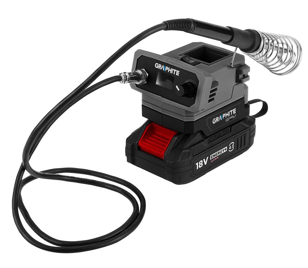 Stacja lutownicza akumulatorowa Energy+ 18V, 25W, regulacja temperatury