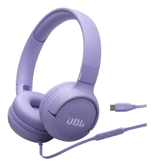 Słuchawki nauszne JBL Tune 520C Purple USB-C