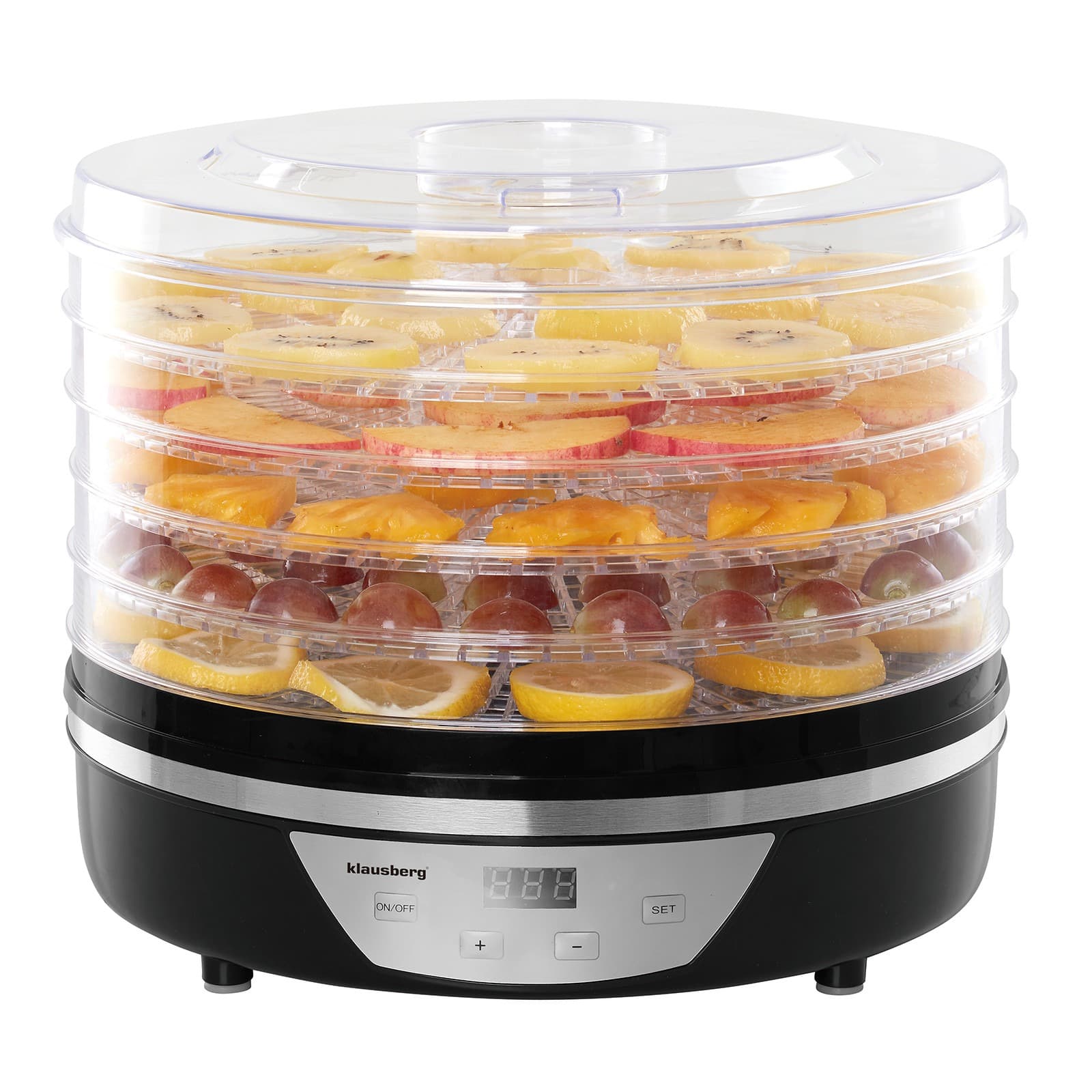 Suszarka do żywności Klausberg 5 tac z regulacją temperatury