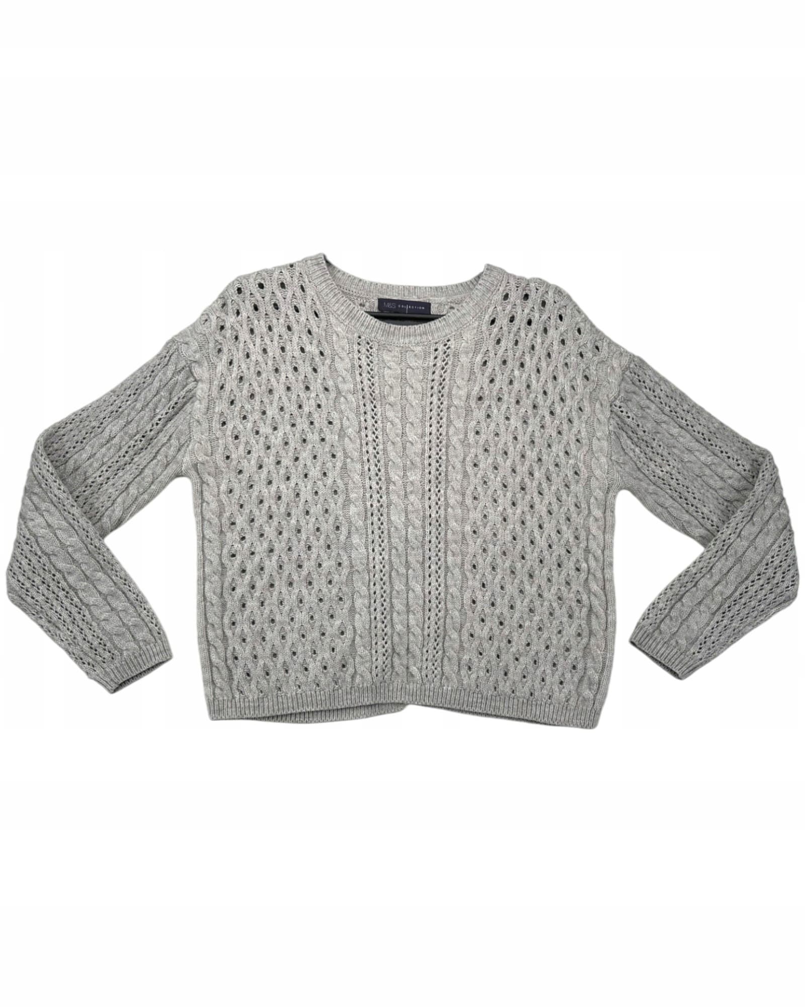 Sweter damski rozmiar 40 szary