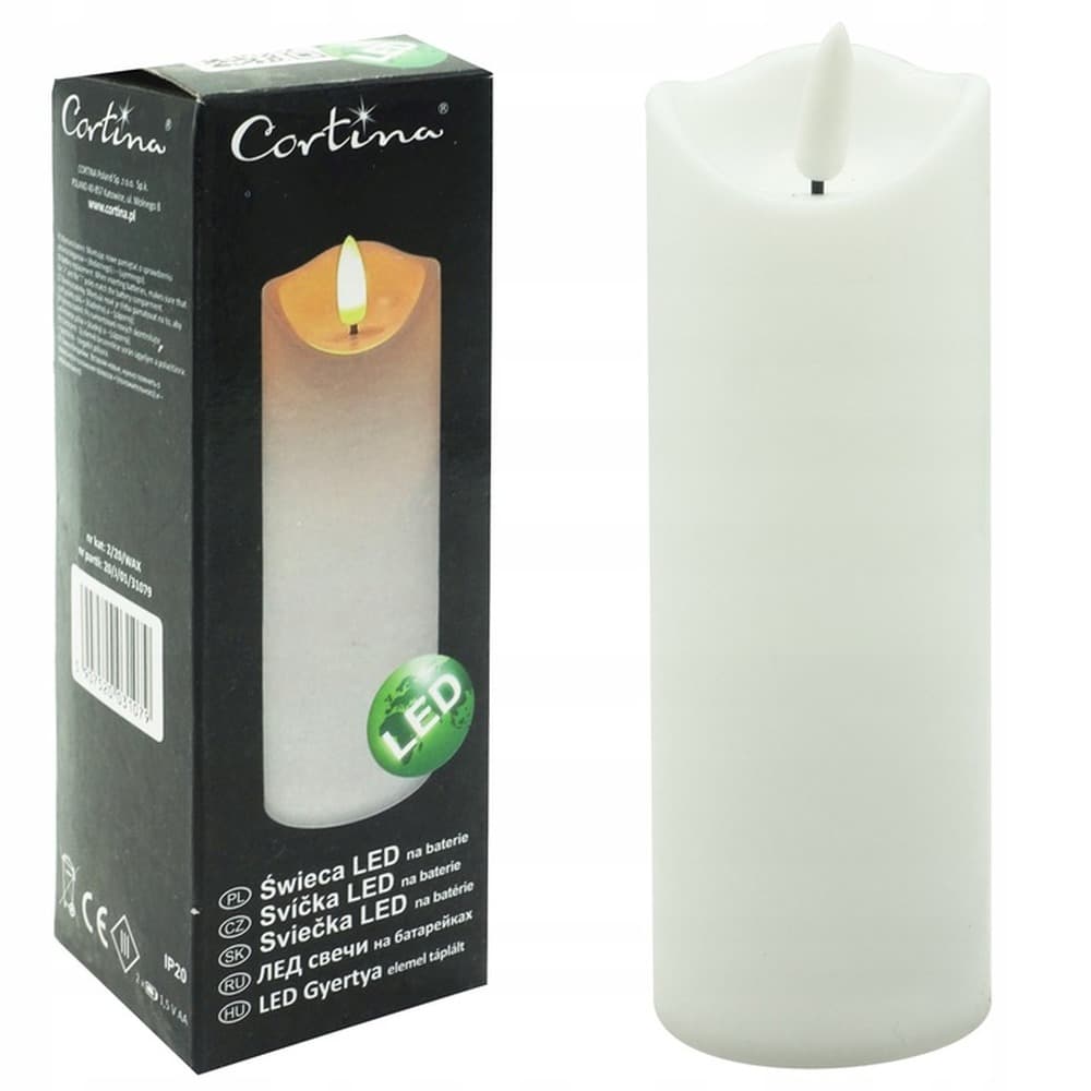 Świeca LED wkład do lampionu 17,5 cm