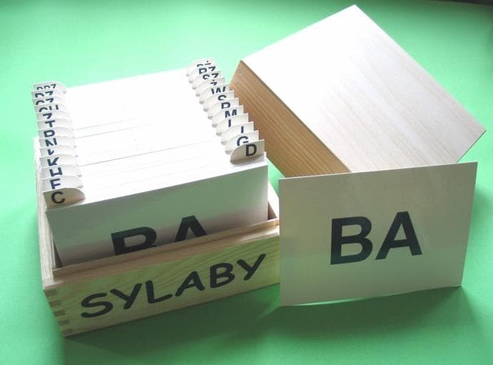 Karty logopedyczne do nauki czytania sylab Arson