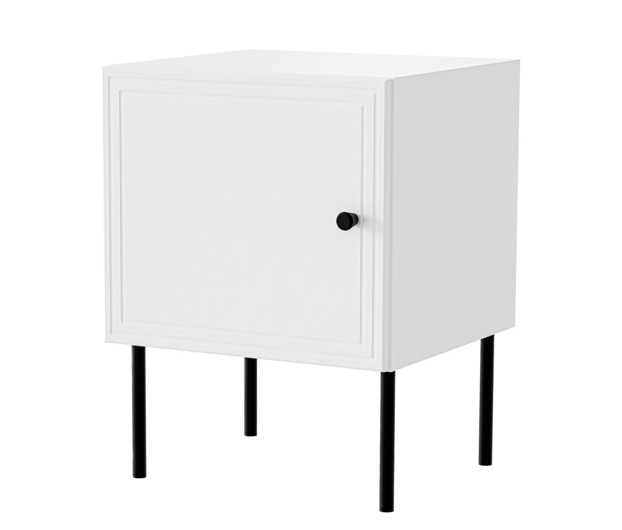 Szafka nocna PALAZZO BIS biała matowa 45x39x59 cm