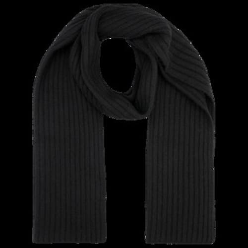 Szalik męski czarny kaszmirowy elegancki